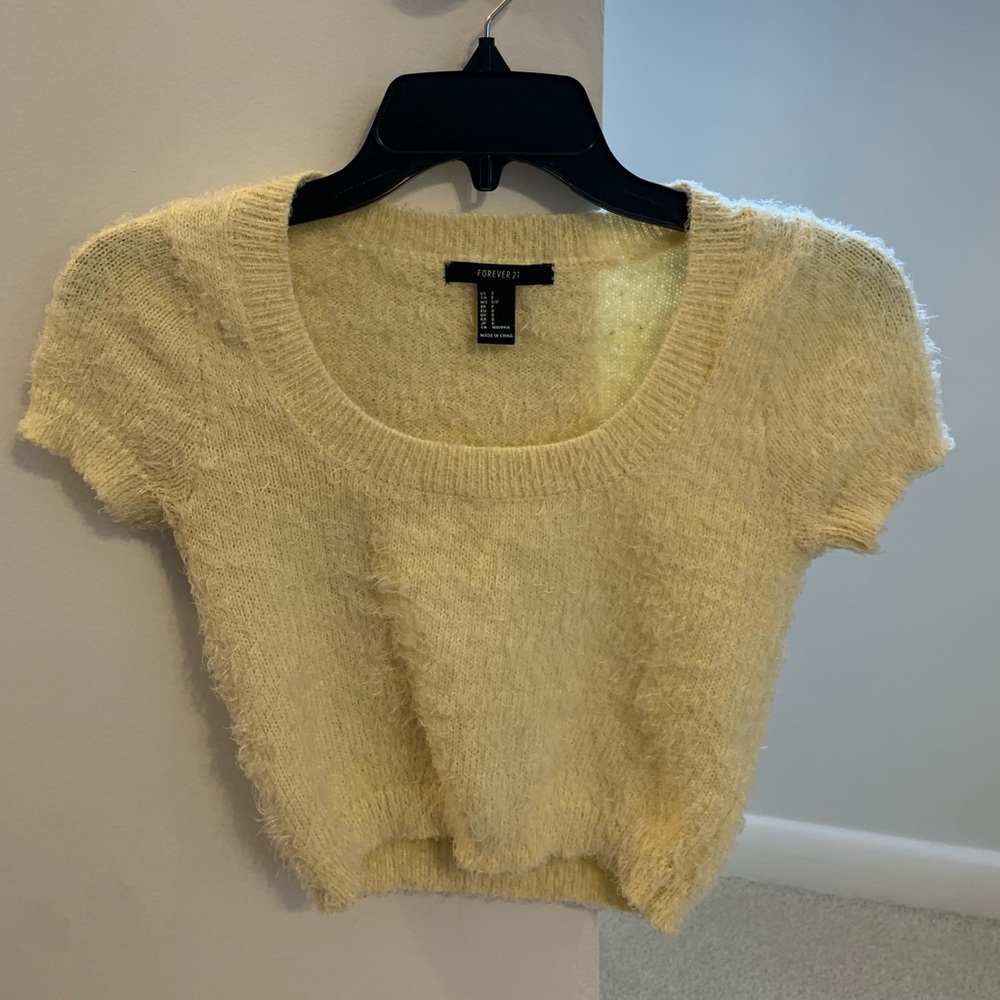 Forever 21 cropped sweater top